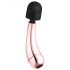 Baguette Mini Courbe Rosy Gold - Vibrateur Massant Rechargeable (Or Rose)