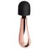 Baguette Mini Courbe Rosy Gold - Vibrateur Massant Rechargeable (Or Rose)