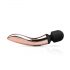 Rosy Gold Wand Curve - masseur vibrant rechargeable (or rose)