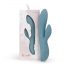 Bloom Violet Rabbit - vibromasseur rechargeable avec stimulateur du point G (turquoise)