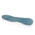 Bloom Violet Rabbit - vibromasseur rechargeable avec stimulateur du point G (turquoise)