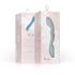 Bloom Rose - vibromasseur point G en silicone rechargeable (turquoise)