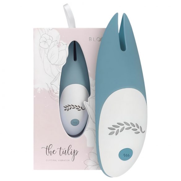 Bloom Tulip - vibromasseur clitoridien en silicone rechargeable (turquoise)