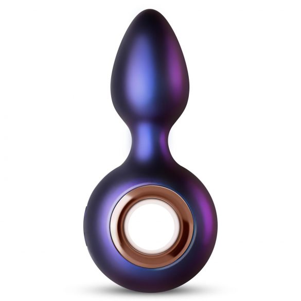 Hueman Deep Space - Vibromasseur anal avec bague de préhension rechargeable (violet)