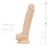 Real Fantasy Conrad - vibromasseur ventouse - 20 cm (naturel)