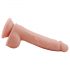 Monsieur Dixx 7.6 - gode ventouse avec testicules - naturel (19,5cm)