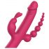 Dreamtoys Anywhere Pleasure Vibe - vibromasseur à 4 branches, rechargeable (rose)