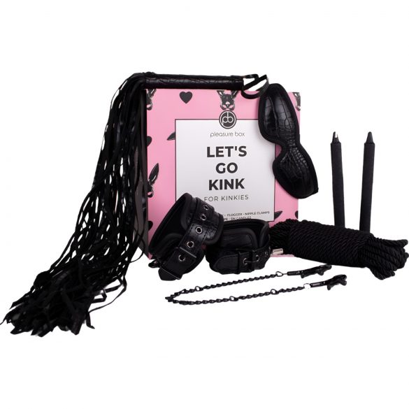 Coffret Plaisir Let's Go Kink - kit de bondage - 6 pièces