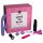 Boîte de Plaisir Jeunesse - Kit Vibrateur - 6 pièces (rose-violet)