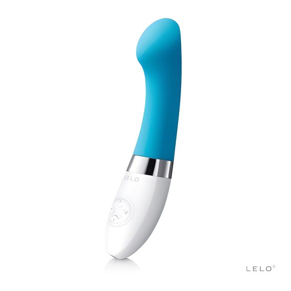 LELO Gigi 2 - Vibromasseur en silicone pour point G (bleu)