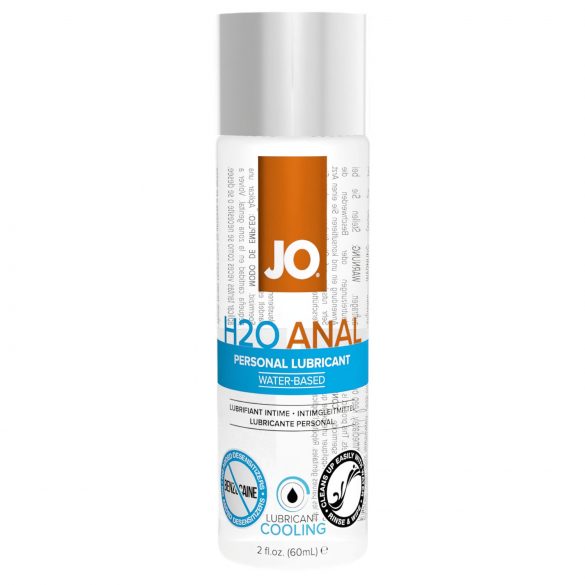 JO H2O Cool Anal - Lubrifiant rafraîchissant à base d'eau (60ml)