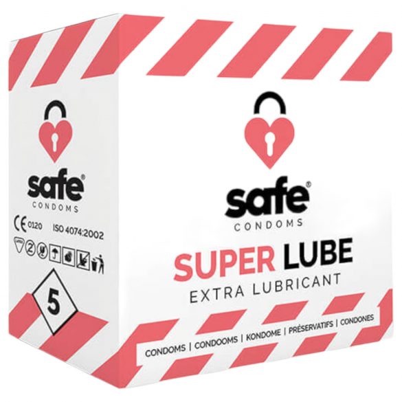 SAFE Super Lube - extra lubrifiant préservatif (5 pcs)