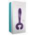 Rianne Duo - vibromasseur couple étanche rechargeable (violet)