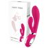 Nomi Tang - vibromasseur rechargeable à point G avec stimulateur clitoridien (rose)