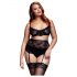 BACI Plus Size - ensemble de lingerie en dentelle - noir (XL-XXL)