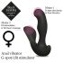 FEELZTOYS Black Jamba - vibromasseur anal chauffant avec télécommande (noir)