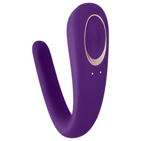 Satisfyer Double Classic - vibromasseur couple rechargeable, étanche (violet)