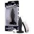 Plug Vibrant Screaming - vibromasseur anal rechargeable et télécommandé (noir)