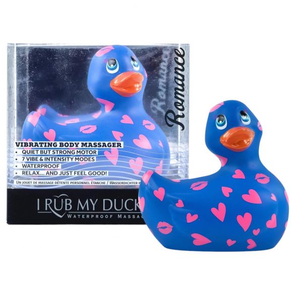 Mon Canard Romance 2.0 - Vibromasseur Étanche pour Clitoris (Bleu-Rose)