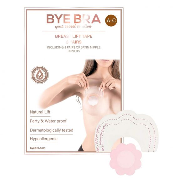 Bye Bra A-C - Patchs invisibles rehausse-seins - rose (3 paires)