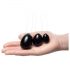 La Gemmes Yoni - Boules de geisha - Obsidienne noire (3 pcs)