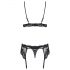 Obsessive 810-SEG-1 - ensemble lingerie dentelle (noir)