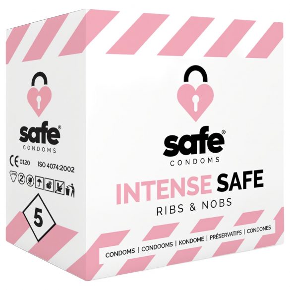 SAFE Intense Safe - préservatif texturé (5 pcs)