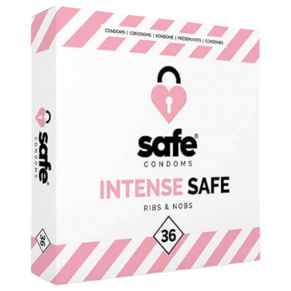 SAFE Intense - Préservatif texturé (36 pcs)