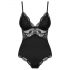 Obsessive 810-TED-1 - body en dentelle orné, extensible (noir) - L/XL