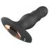 Aixiasia Roy - Vibromasseur anal à impulsion avec télécommande, rechargeable (noir)