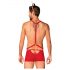 Obsessive Mr Reindy - costume de renne homme (3 pièces) - rouge