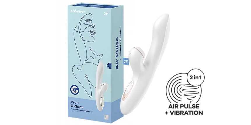 Satisfyer Pro+ G-spot - Vibromasseur clitoridien et point G